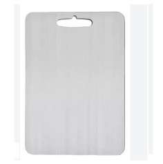 TÁBUA DE CORTE AÇO ANTIBACTERIANA 45CM